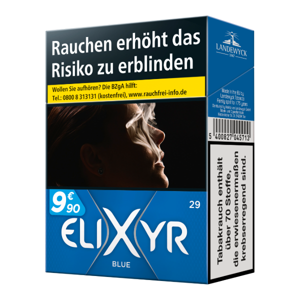 Elixyr Blue Cigarettes XXL 8 x 29 Zigaretten